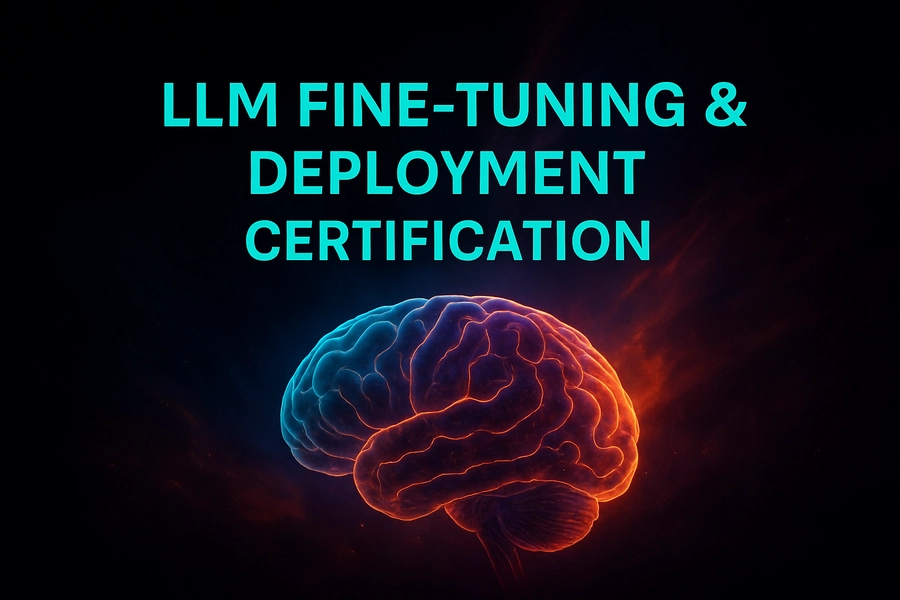 LLM Fine-Tuning and Deployment Certification Hero Image